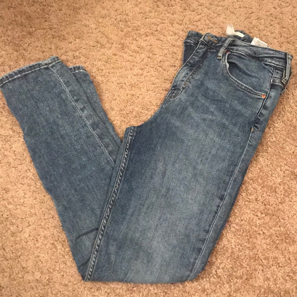Skinny high waisted denim